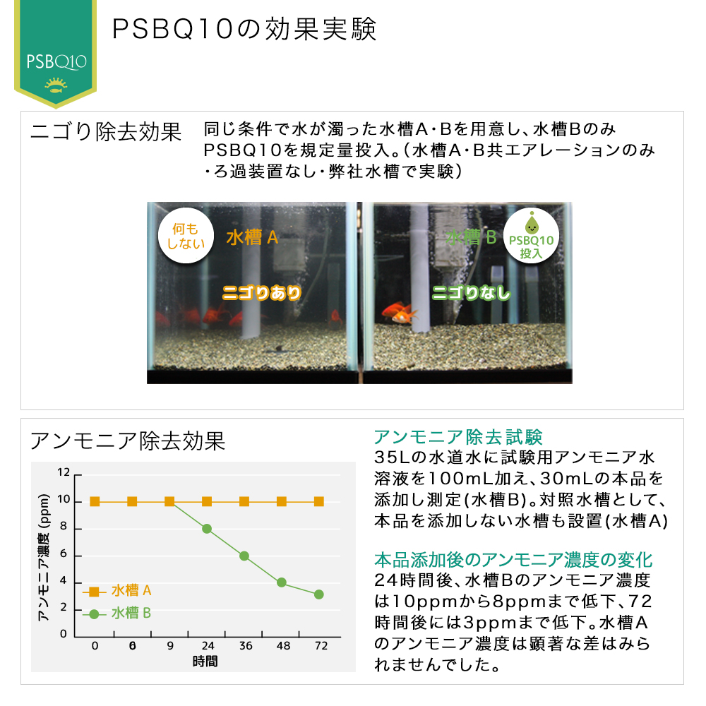 楽天市場 ｐｓｂｑ１０ ピーエスビーキュート 淡水用 ５００ｍｌ 光合成細菌 バクテリア 熱帯魚 関東当日便 Charm 楽天市場店