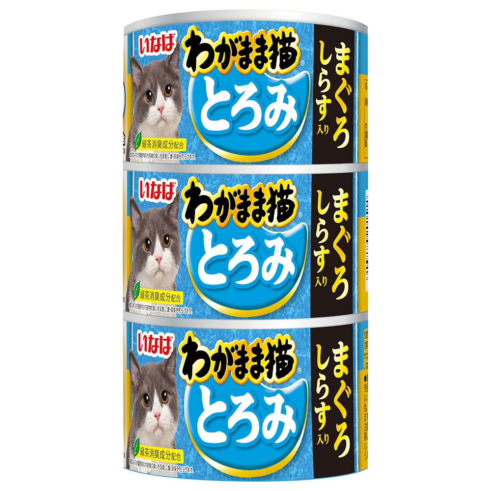 楽天市場 いなば わがまま猫 とろみ まぐろ しらす入り １６０ｇ ３缶 関東当日便 Charm 楽天市場店