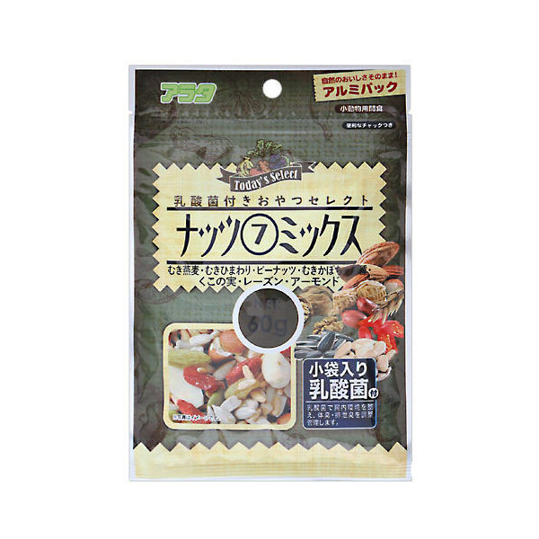 楽天市場】アラタ 乳酸菌付き おやつセレクト フルーツ５ミックス ６０ｇ 小動物 おやつ ５袋入り 関東当日便 : charm 楽天市場店