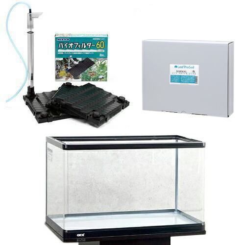 楽天市場】60cm水槽セット ラピレス RV60＋GEX マルチ