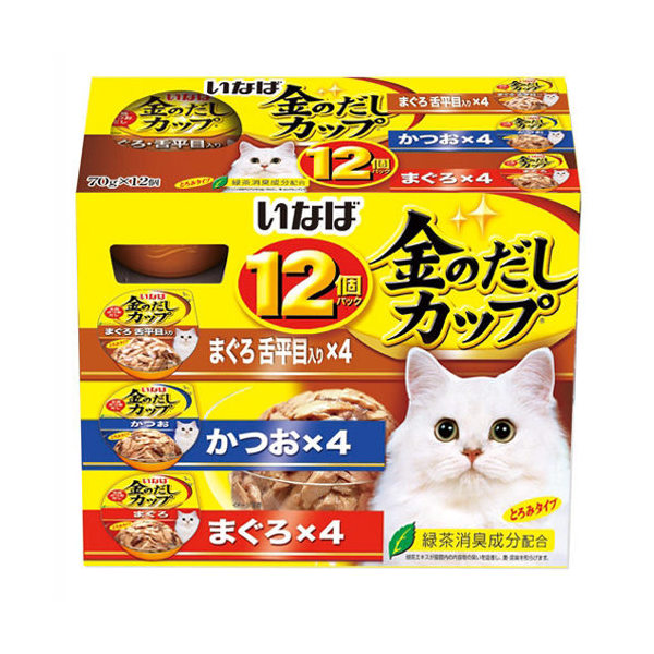 楽天市場】いなば 金のだし カップ ７０ｇ ６種各２個 Ｂセット