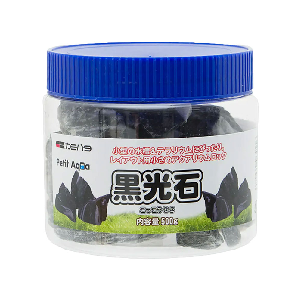 楽天市場 カミハタ プチアクアの石 黒光石 ５００ｇ 小型水槽 レイアウト 関東当日便 Charm 楽天市場店