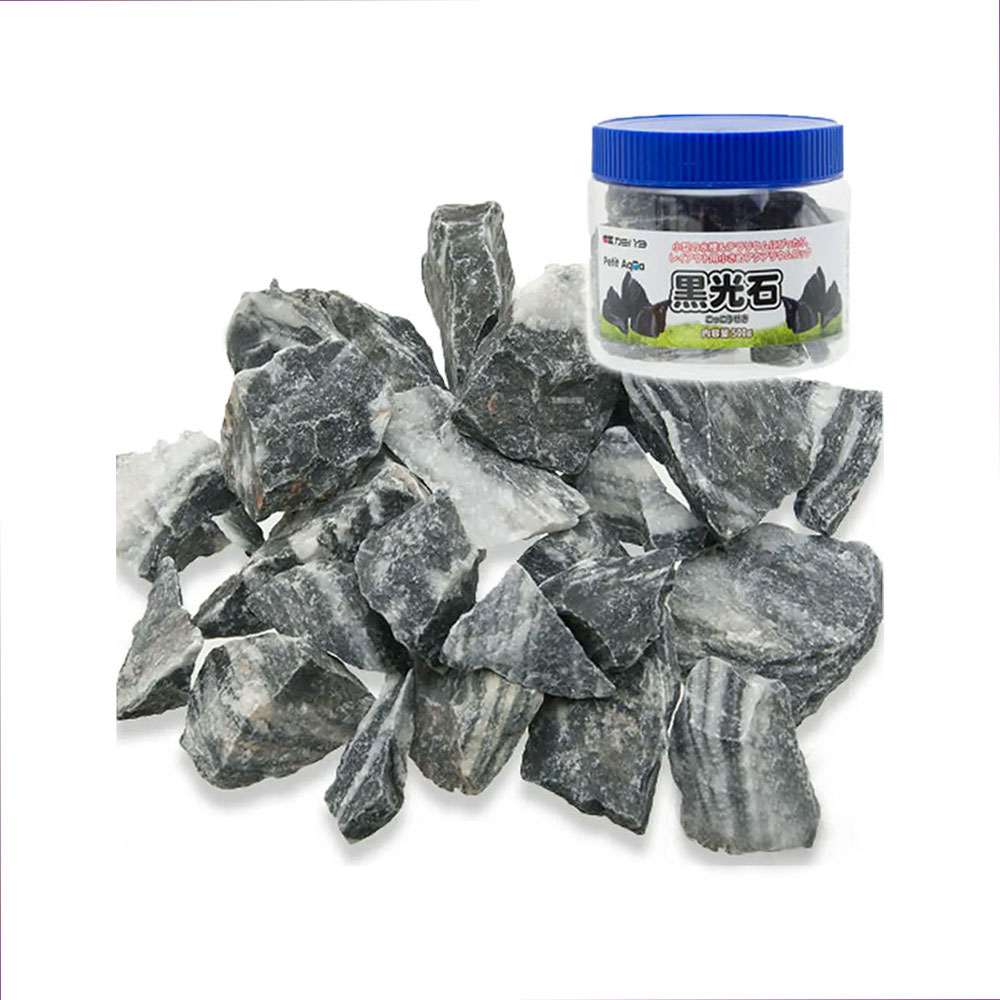 楽天市場 カミハタ プチアクアの石 黒光石 ５００ｇ 小型水槽 レイアウト 関東当日便 Charm 楽天市場店