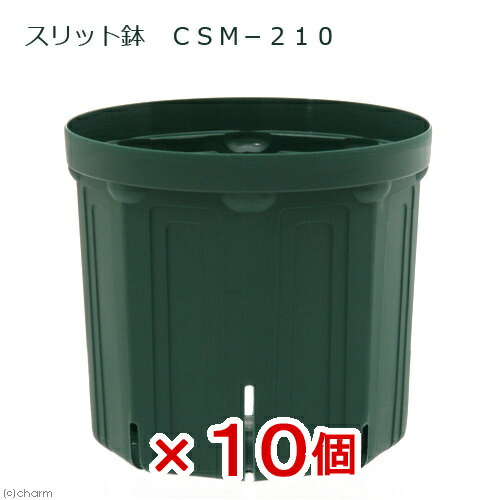 兼弥産業 スリットポット 24cm CSM-240 モスグリーン 60個入り