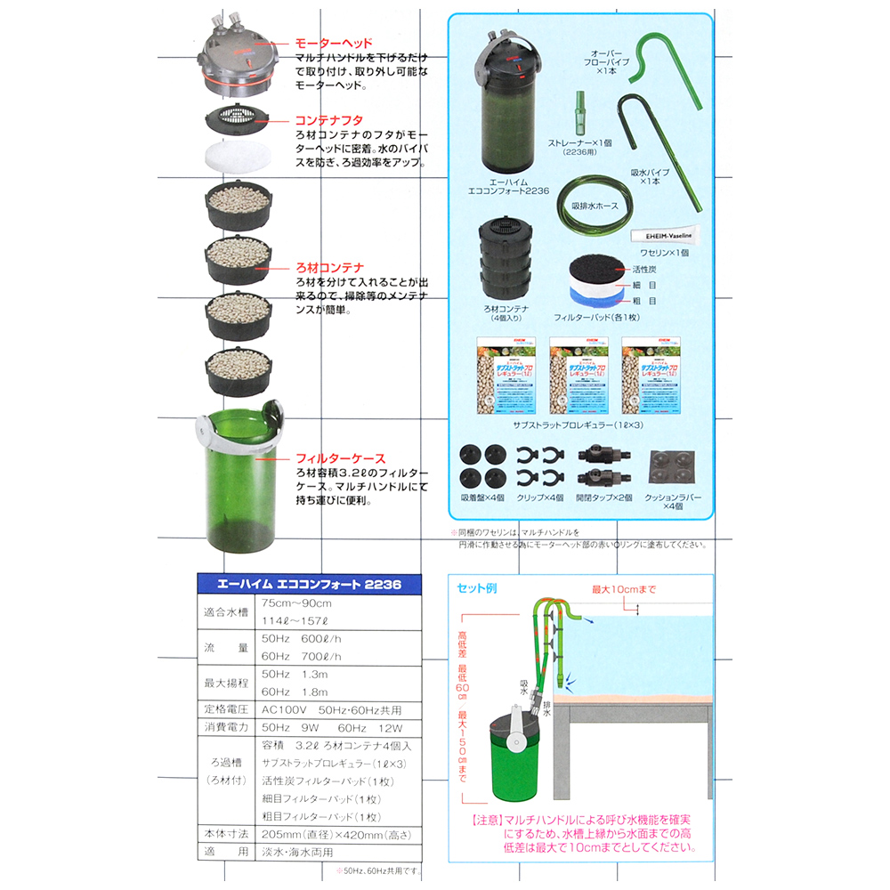 数量限定 楽天市場 エーハイム エココンフォート ２２３６ ナチュラルフローパイプ付き 外部フィルター 沖縄別途送料 Charm 楽天市場店 送料込 Www Lexusoman Com