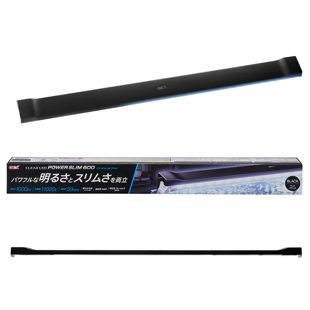 楽天市場 Gex クリアled Power Slim 600ブラック 幅60cm水槽用 白色1色 Aquarium Zenith