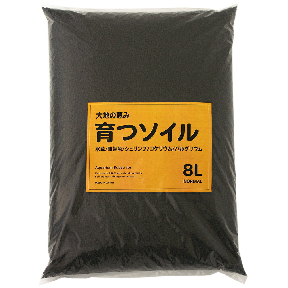楽天市場 アクアテイラーズ 大地の恵み 育つソイル ノーマル ８ｌ 水草 アクアリウム 弱酸性 関東当日便 Charm 楽天市場店