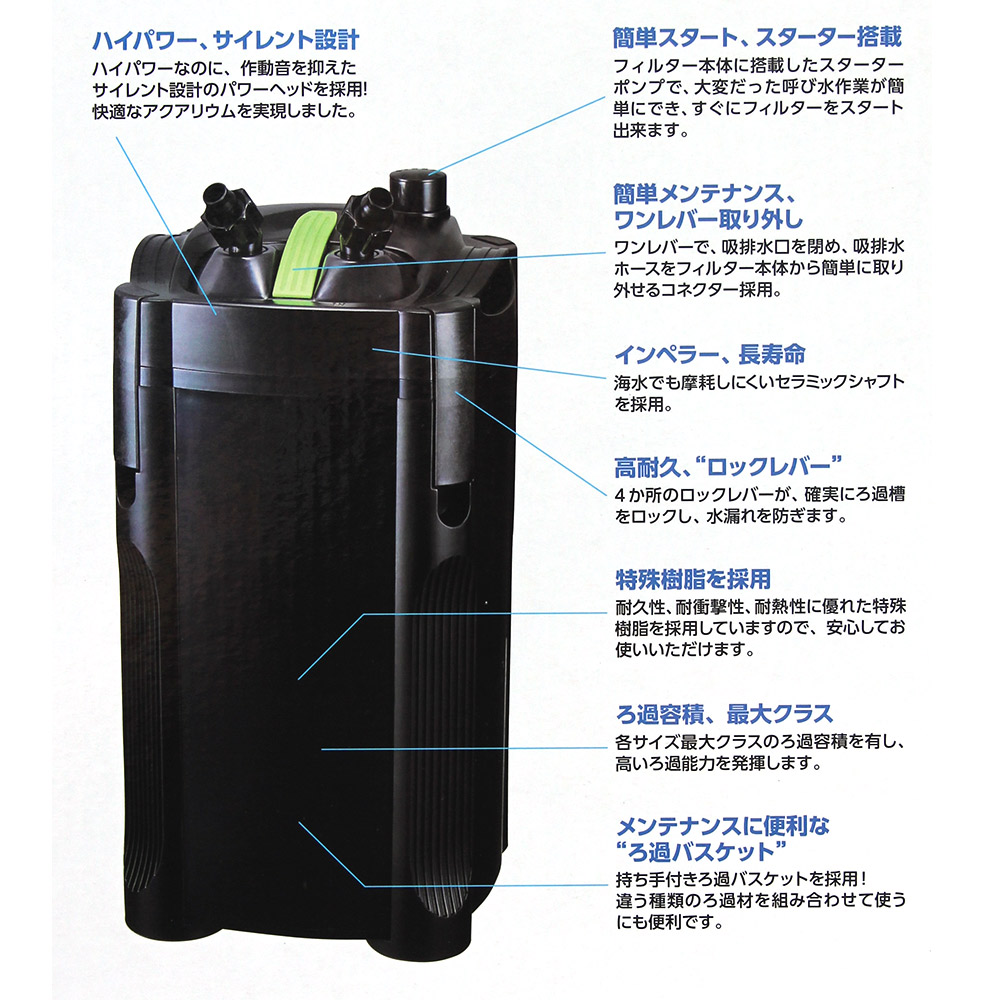 正規代理店 ニッソー 外部フィルター ストロングマスター４０ １５０ｃｍ水槽 沖縄別途送料 関東当日便 水質管理用品 Stajniarudka Pl