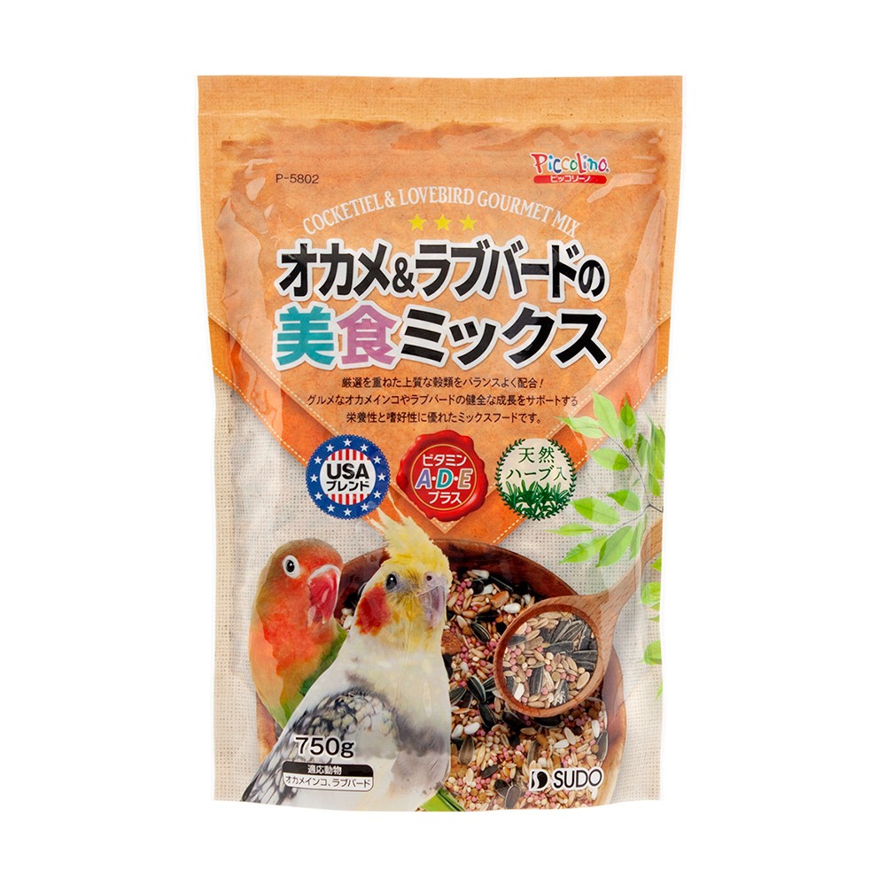 スドー オウムの美食ミックス ６５０ｇ 国際ブランド