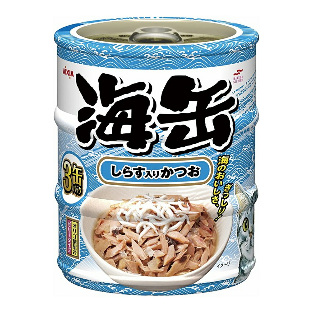 楽天市場】アイシア 純缶ミニ3P フレーク 65g×3缶 ...