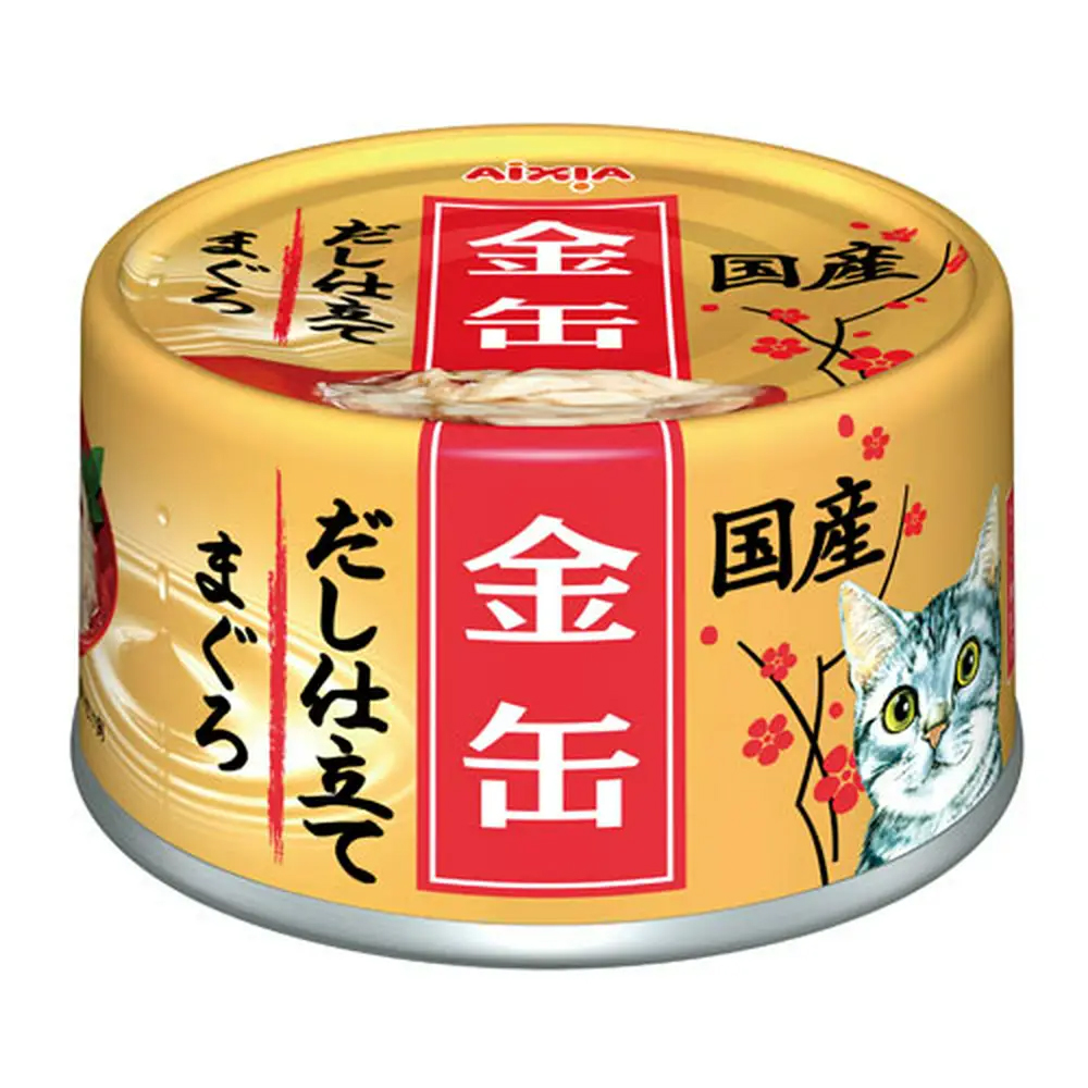 楽天市場】アイシア 金缶だし仕立て かつお 70g