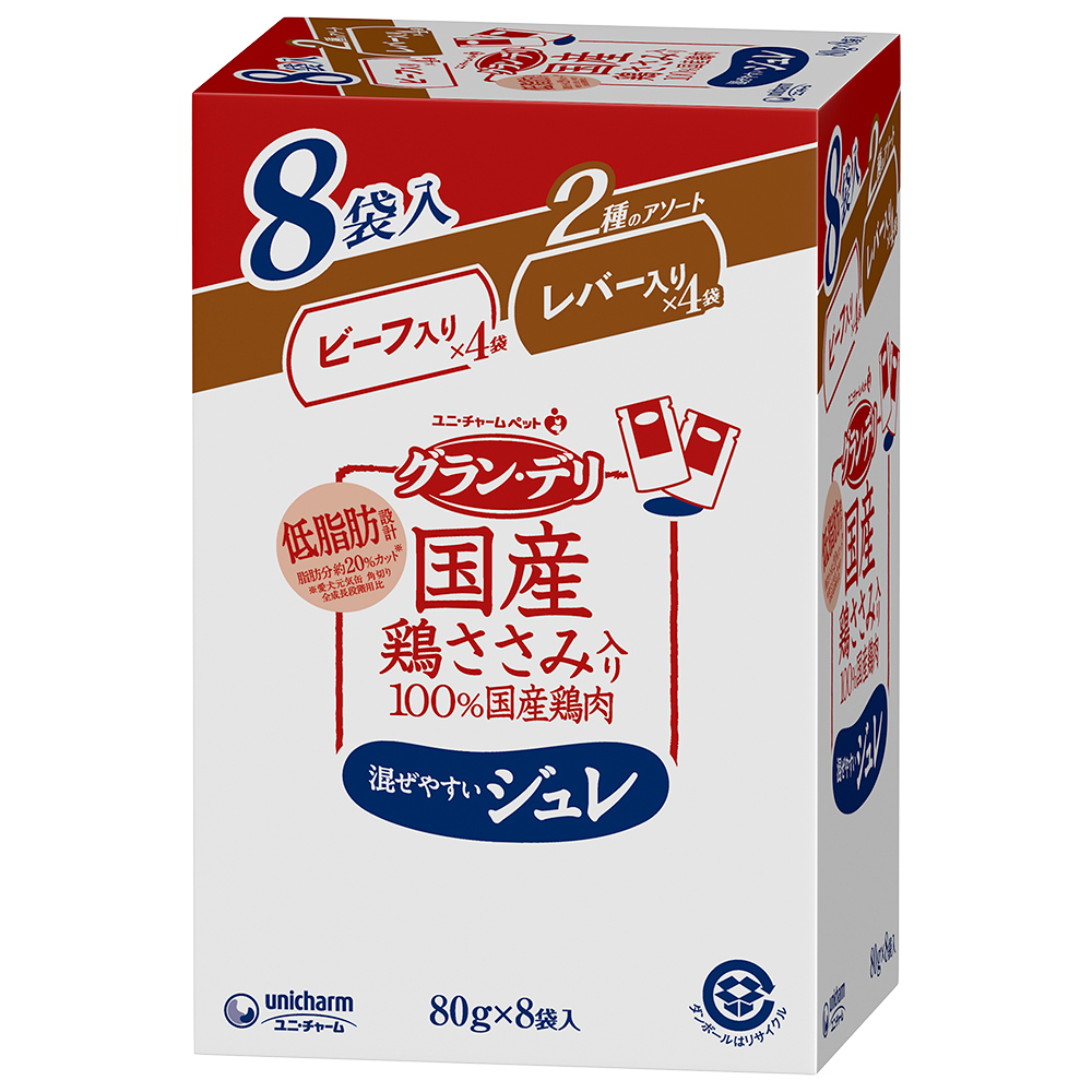 楽天市場】グラン・デリ 国産鶏ささみ パウチ ほぐし 成犬用 ８個