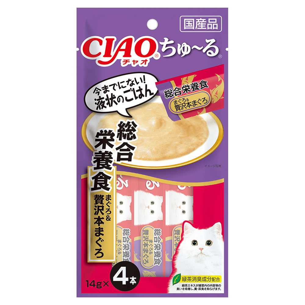 楽天市場】いなば ＣＩＡＯ チャオ 大盛りちゅ～る総合栄養食まぐろ