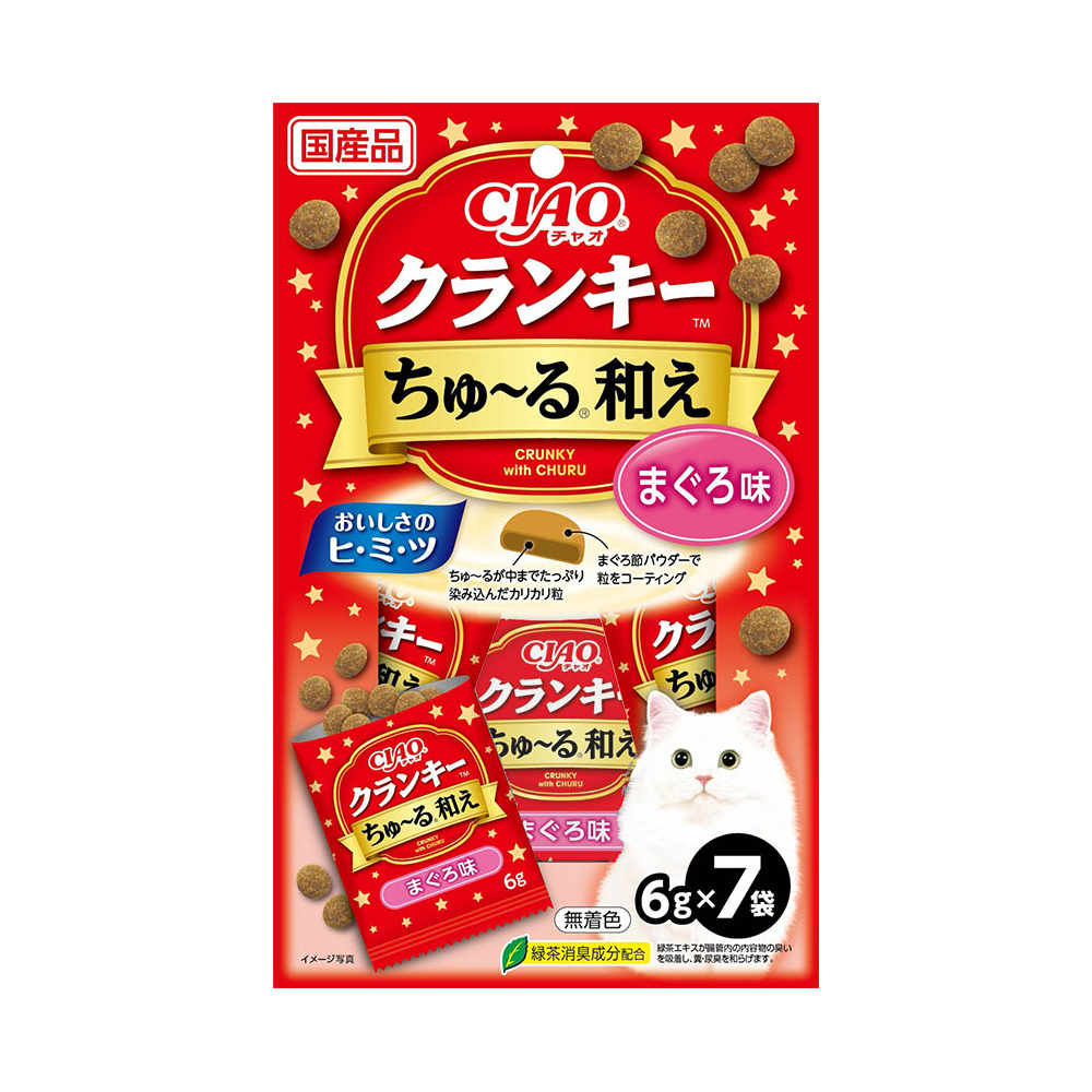 楽天市場】いなば 焼ミックスちゅ～る和え まぐろ味といか味