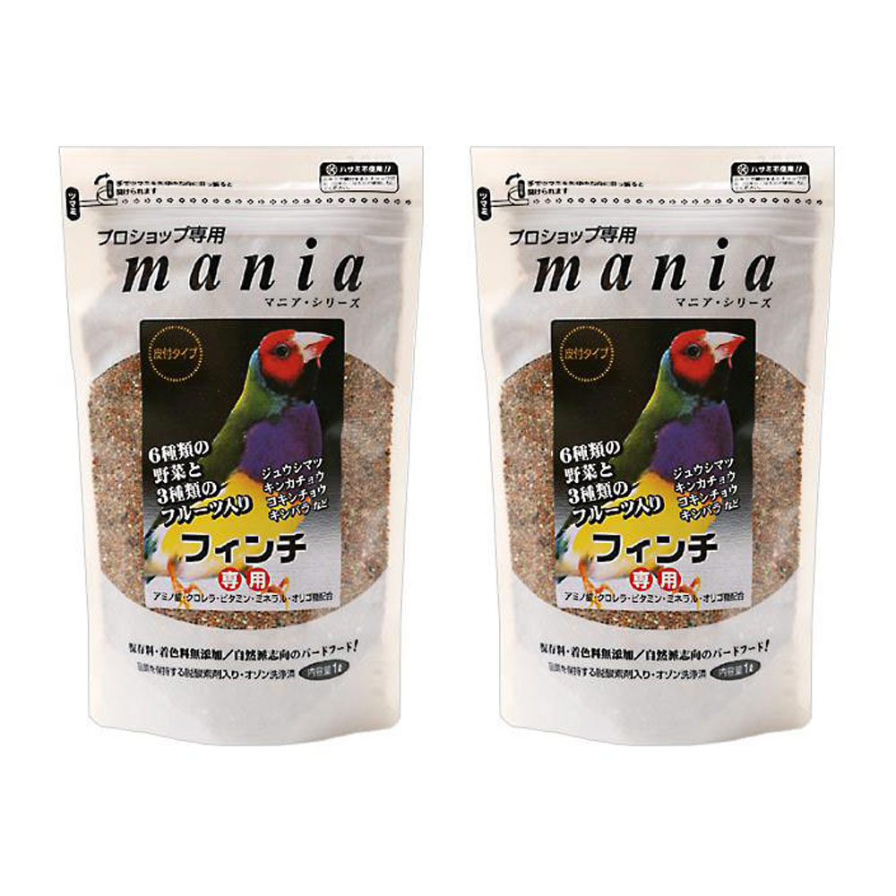 黒瀬ペットフード プロショップ専用 ｍａｎｉａ フィンチ １Ｌ×２袋 鳥 フード えさ 関東当日便 ベビーグッズも大集合