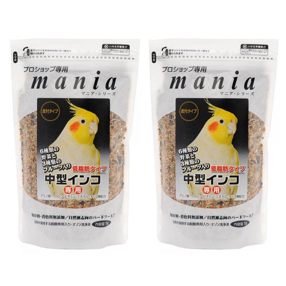 期間限定特価】 エサ 黒瀬ペットフード えさ フード 中型インコ マニア とり 餌 ３Ｌ×