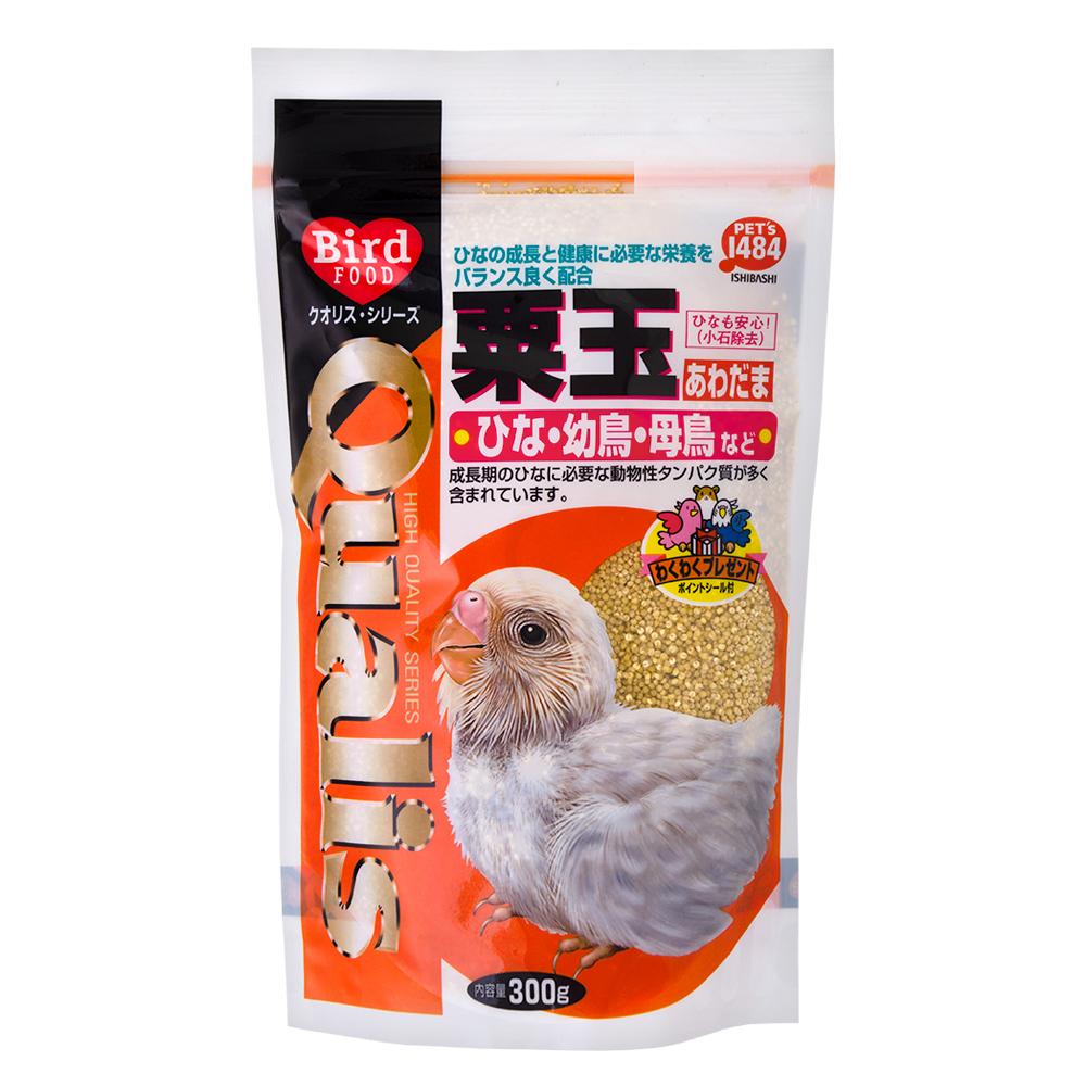 あわだま様 ナプキン入れ完成品 アラタ アシストONE あわ玉 180g 鳥 フード 餌 えさ 粟(あわ