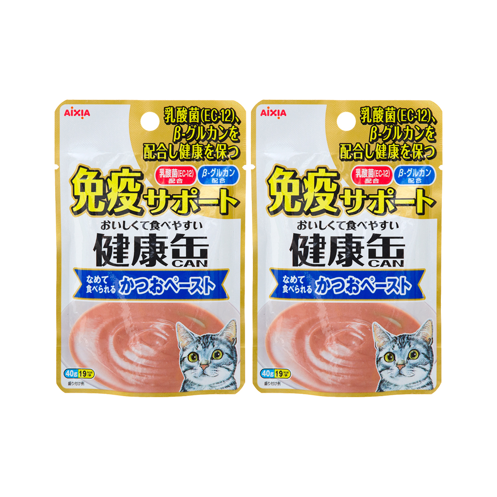 楽天市場】アイシア 国産健康缶パウチ 水分補給 ささみペースト ４０ｇ ２袋入り 関東当日便 : charm 楽天市場店