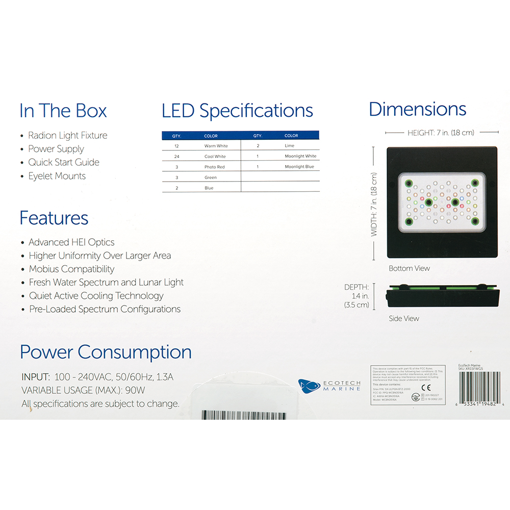 アウトレット品 エコテックマリン Ｒａｄｉｏｎ ＬＥＤ ＦＷ 訳あり