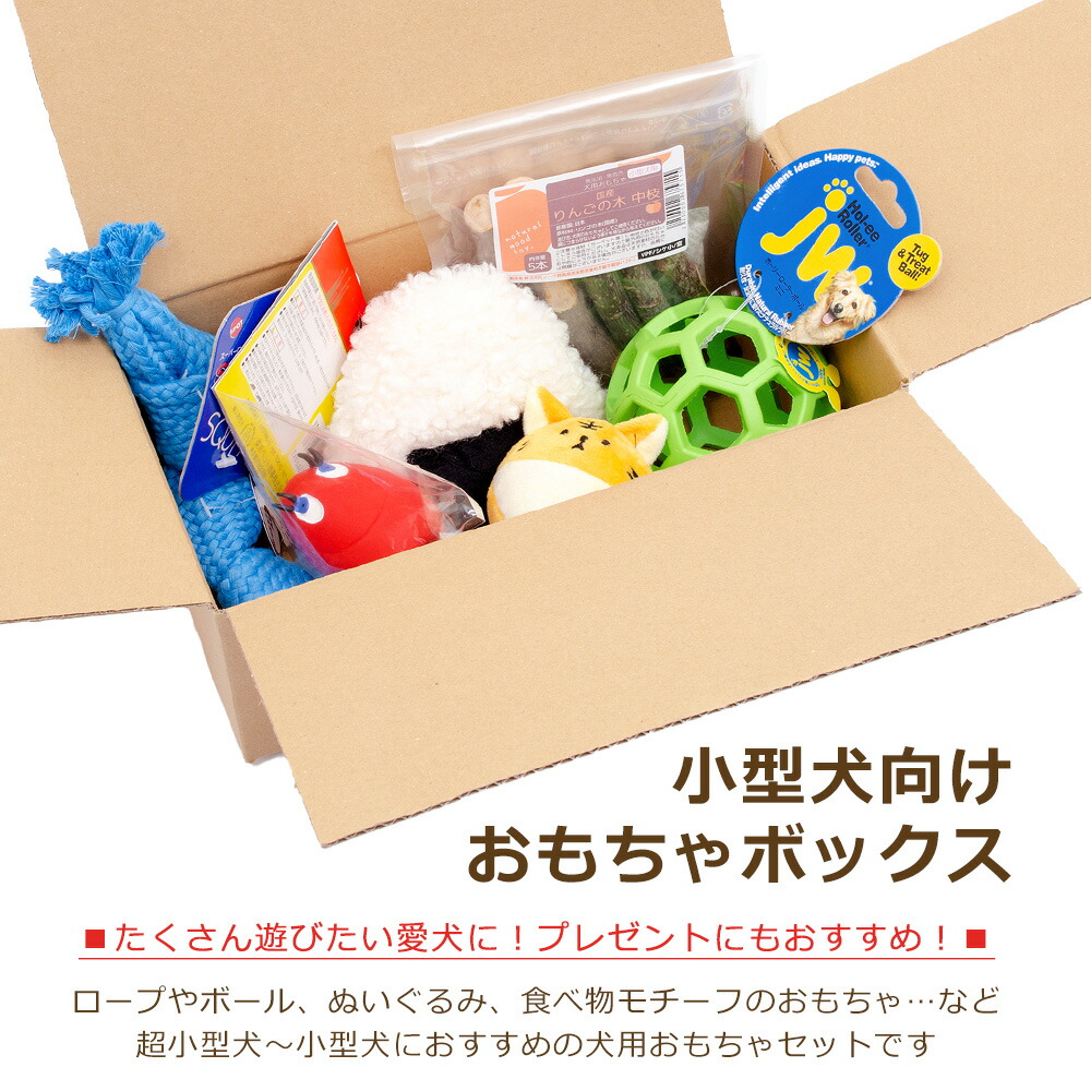 犬 おもちゃ 小型犬向けおもちゃボックス 犬用おもちゃセット