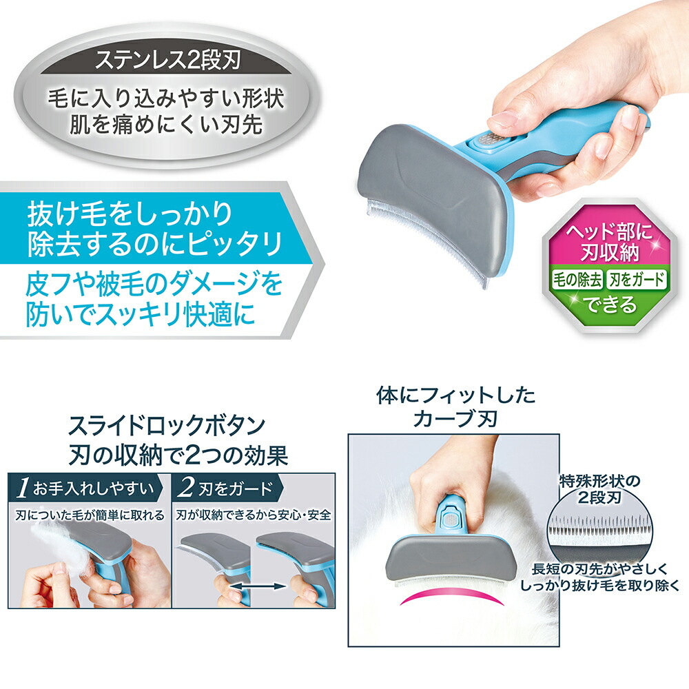 スーパーセール】 ペティオ Ｓｅｌｆ Ｔｒｉｍｍｅｒ スライドロック式 抜け毛が取れるブラシ ワイド 関東当日便  whitesforracialequity.org