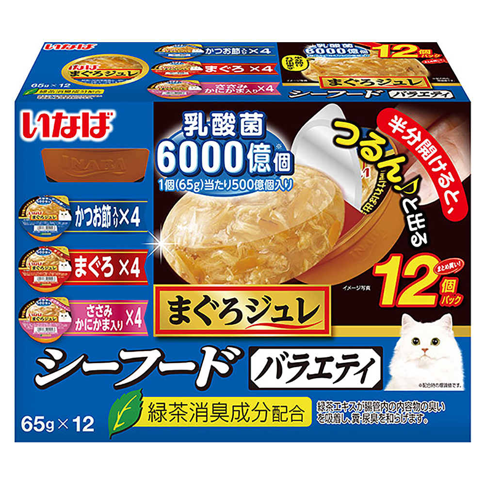 楽天市場】いなば まぐろジュレ乳酸菌入り１２個パック まぐろ・ささみ