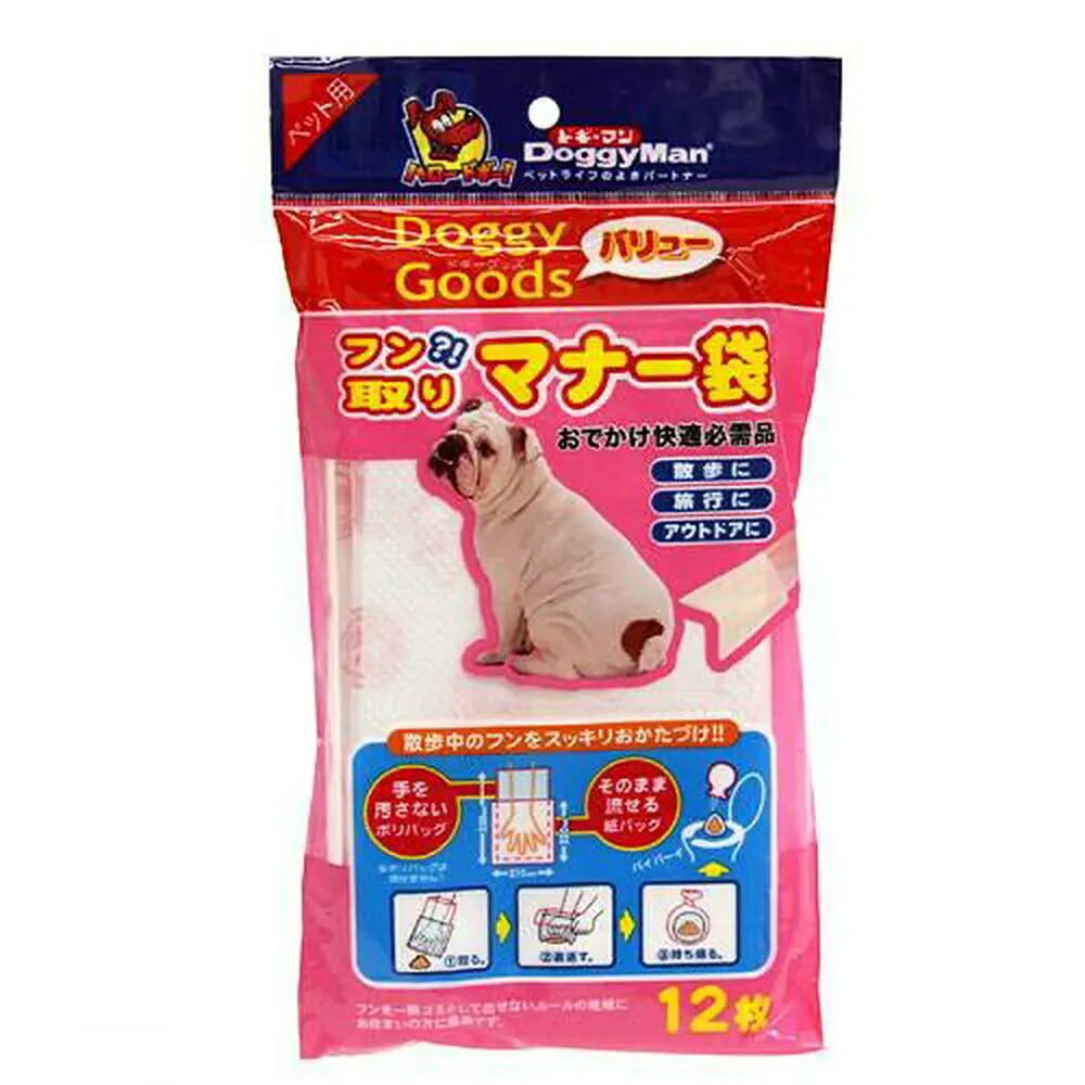 注目の福袋！ あなたにおすすめの商品 ドギーマン ドギーグッズバリュー フン？ 取りマナー袋 １２枚 ２個 犬 マナー袋 うんち袋 関東当日便 designufabet.com designufabet.com