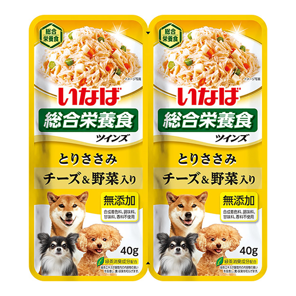 楽天市場】ボール売り いなば ツインズ とりささみ レバー・野菜入り ８０ｇ（４０ｇ×２） １ボール１２袋入り 関東当日便 : charm 楽天市場店