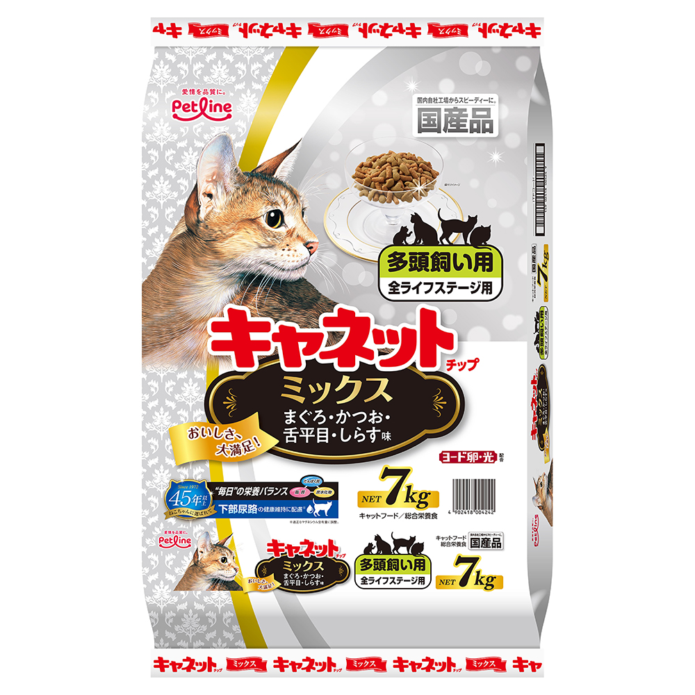 【楽天市場】キャットフード キャネットチップ 多頭飼い用 ミックス ７．４ｋｇ 国産 お一人様３点限り 関東当日便 : charm 楽天市場店