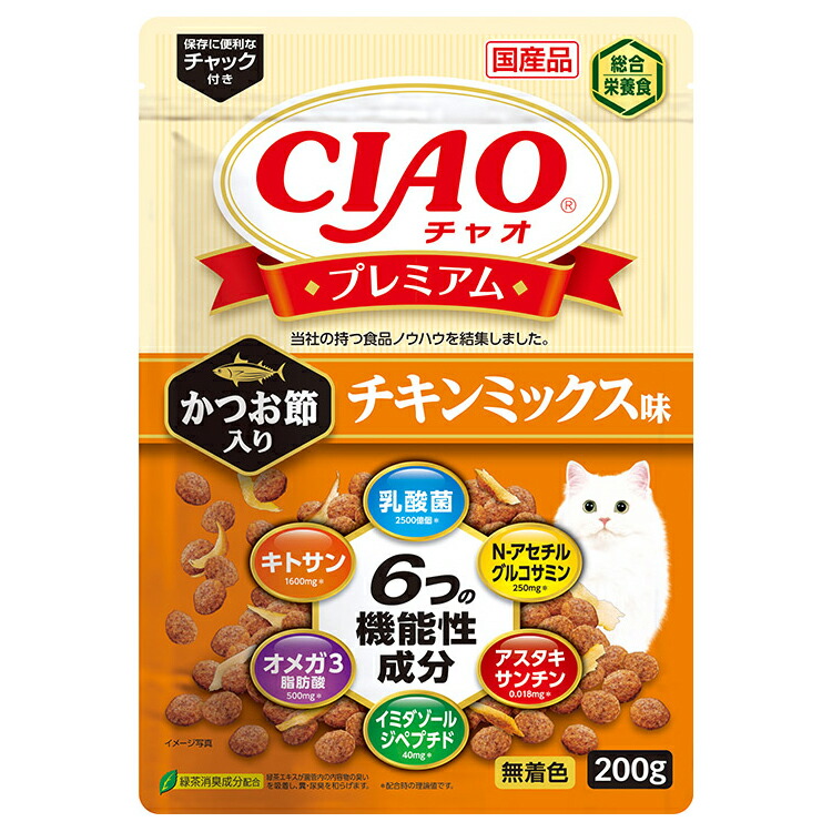 CIAO キャットフード おやつ 14g×10袋×6P CIAO 香り立つお魚ちっぷ まぐろ節・チキン味 | 商品情報