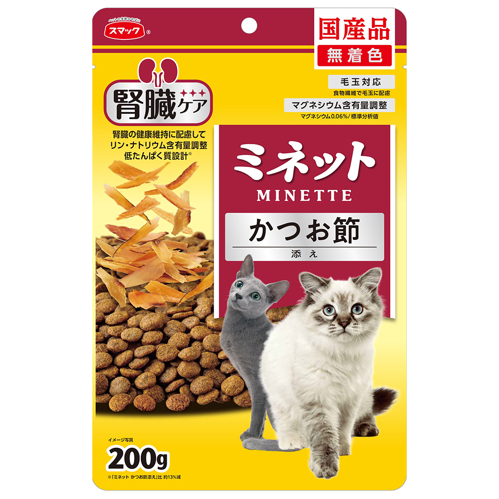 ミネット フリーズドライ かつお 200g 37袋 ミネット フリーズドライ かつお 200g 3袋 キャットフード