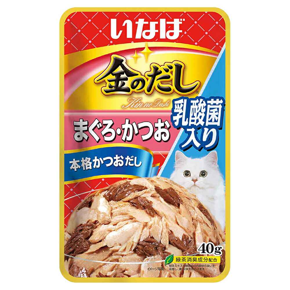 いなば　金のだし　乳酸菌入り　まぐろ・かつお　４０ｇ×９６　関東当日便
