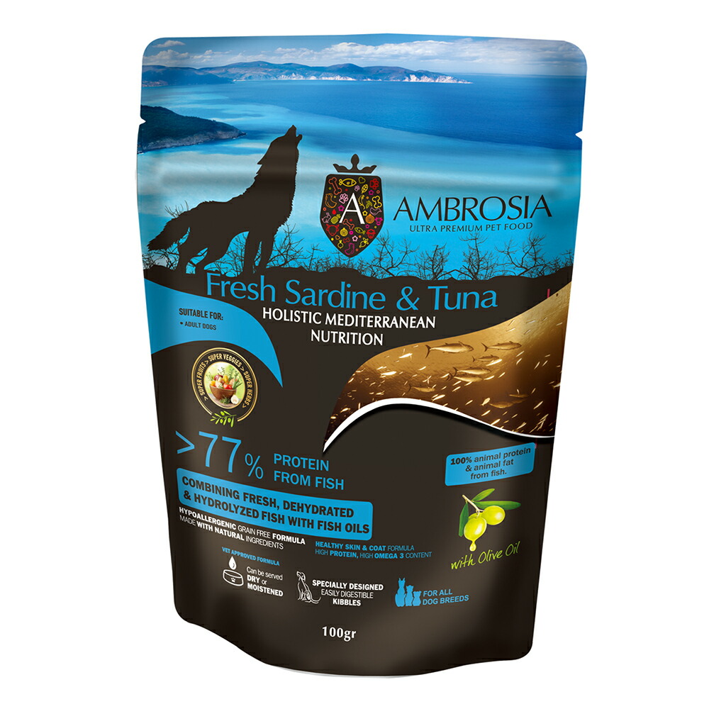 楽天市場】ドッグフード アンブロシア 犬 HMN サーディン＆へ