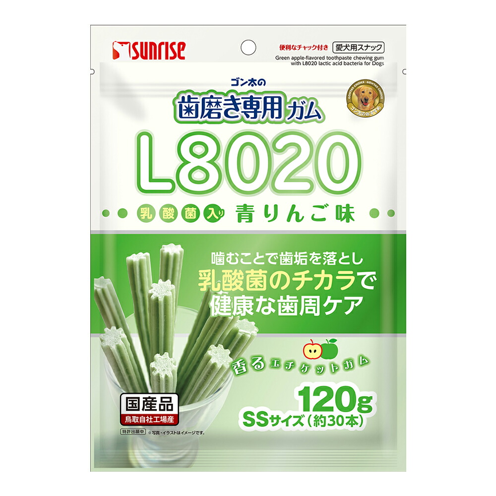 楽天市場】ゴン太の歯磨き専用ガム SSサイズ L8020乳酸菌