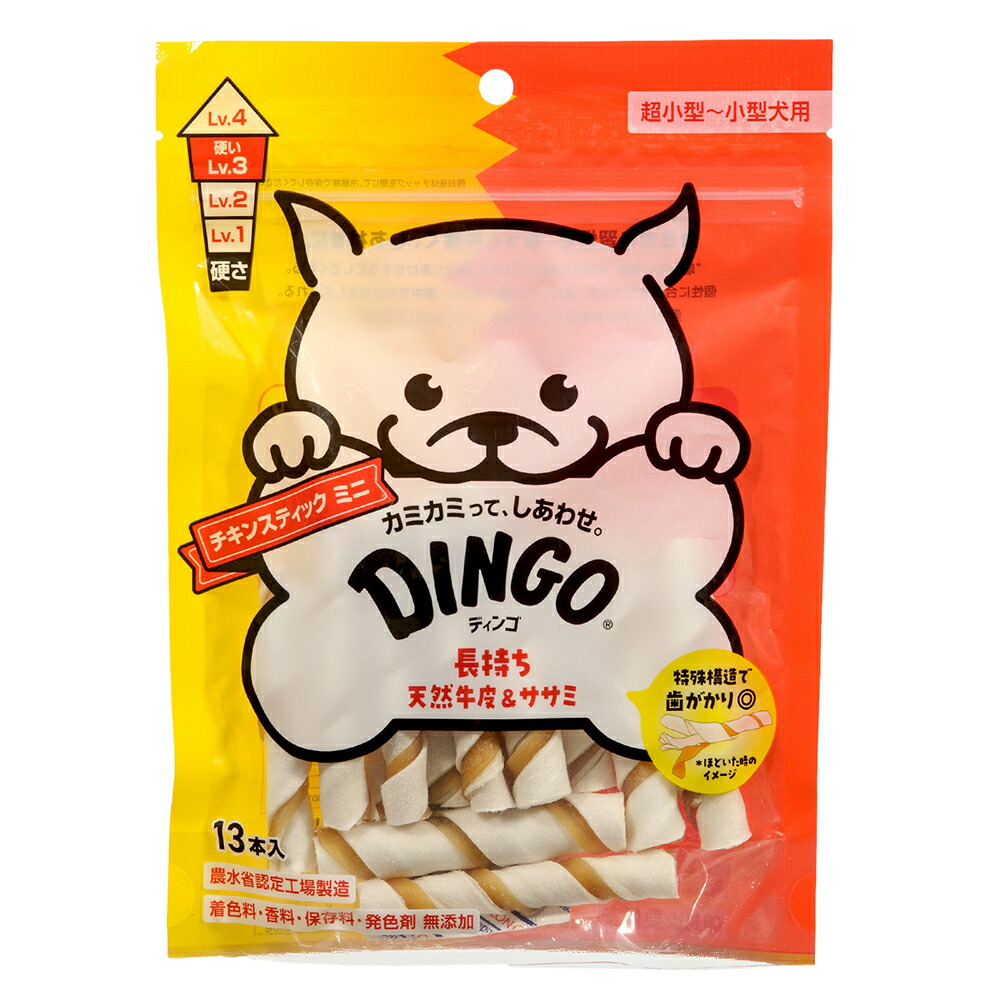 楽天市場】ディンゴ チキンボーンストロング M 4本入 デンタルガム