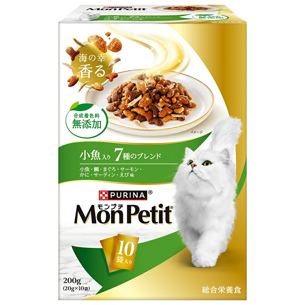 楽天市場】モンプチ ボックス かつお節入り7種のブレンド 200g