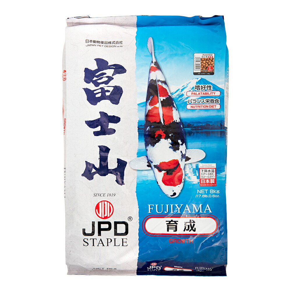 鯉の餌　日本動物薬品　ニチドウ　富士山　Ｌ　浮上性　８ｋｇ【HLS_DU】　関東当日便