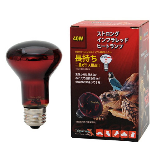 ペットペットゾーン　インフラレッドヒートランプ　ストロング　４０Ｗ　関東当日便