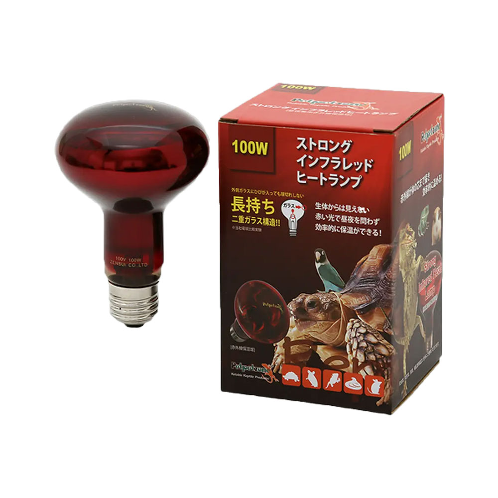 ZOOMED 赤外線保温電球 インフラレッドヒートランプ 100W 爬虫類 保温球 関東当日便 : charm 店 ZOOMED 赤外線保温電球 インフラレッドヒートランプ 100W 爬虫類 保温球 関東当日便 : charm 店