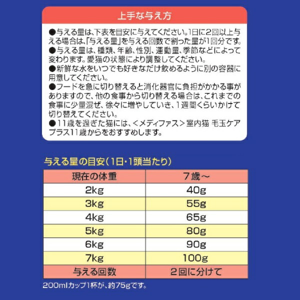 メディファス 室内猫 毛玉ケアプラス 7歳から チキン&フィッシュ味 5.4kg(450g×12袋) お一人様4点限り 関東当日便 メディファス 室内猫 毛玉ケアプラス 7歳から チキン&フィッシュ味 5.4kg(450g×12袋) お一人様4点限り 関東当日便
