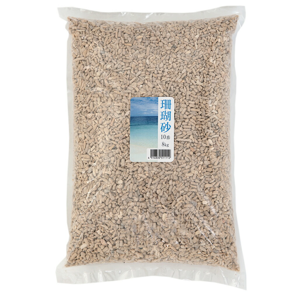 楽天市場 アクアシステム 珊瑚砂 １０番 ８ｋｇ お一人様２点限り 関東当日便 Charm 楽天市場店
