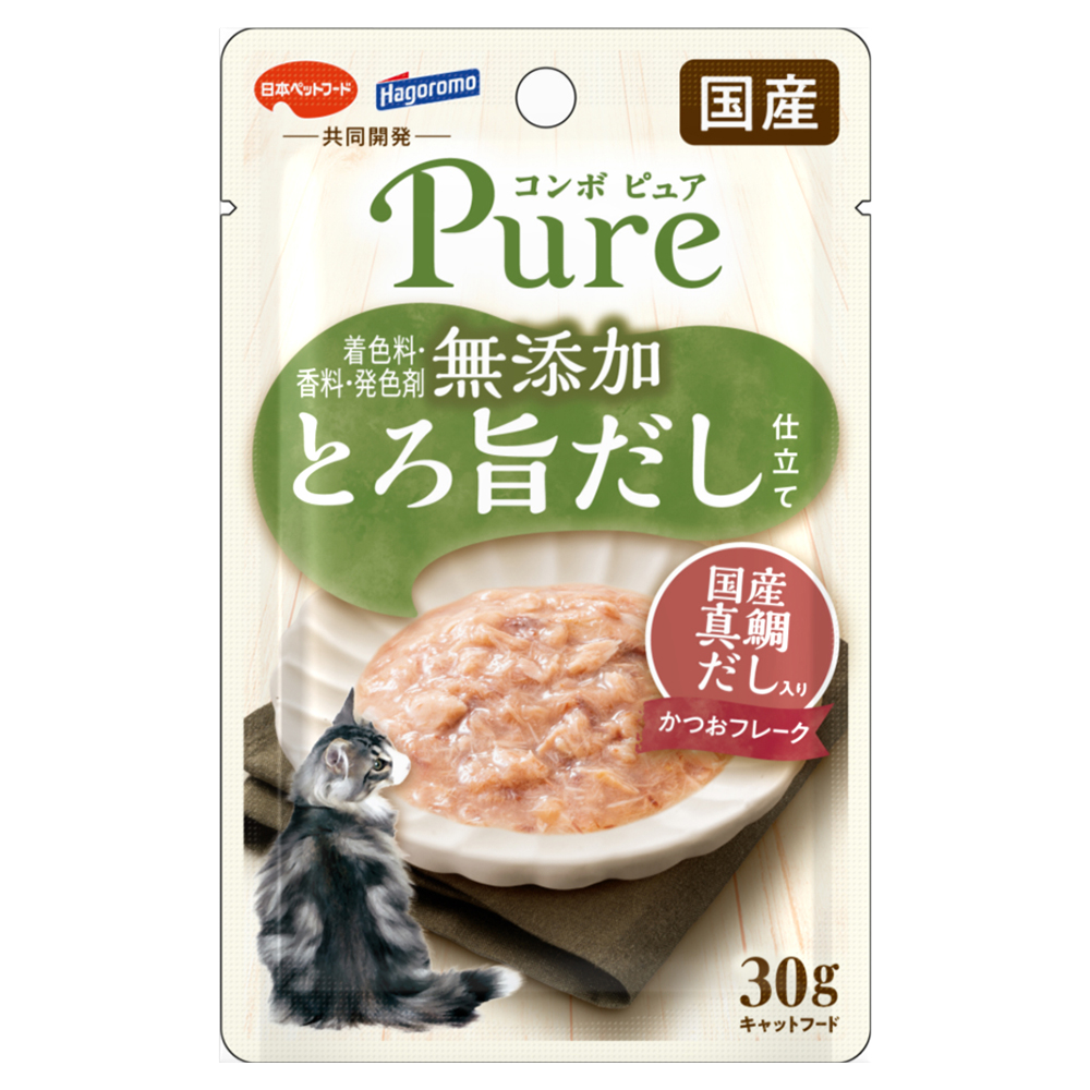 楽天市場】にゃんチュラル パウチ かつおのとろみ仕立て 40g