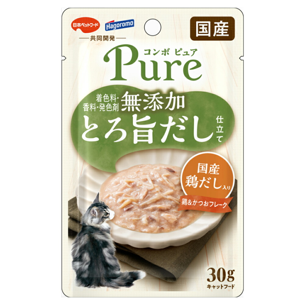 楽天市場】にゃんチュラル パウチ かつおのとろみ仕立て 40g