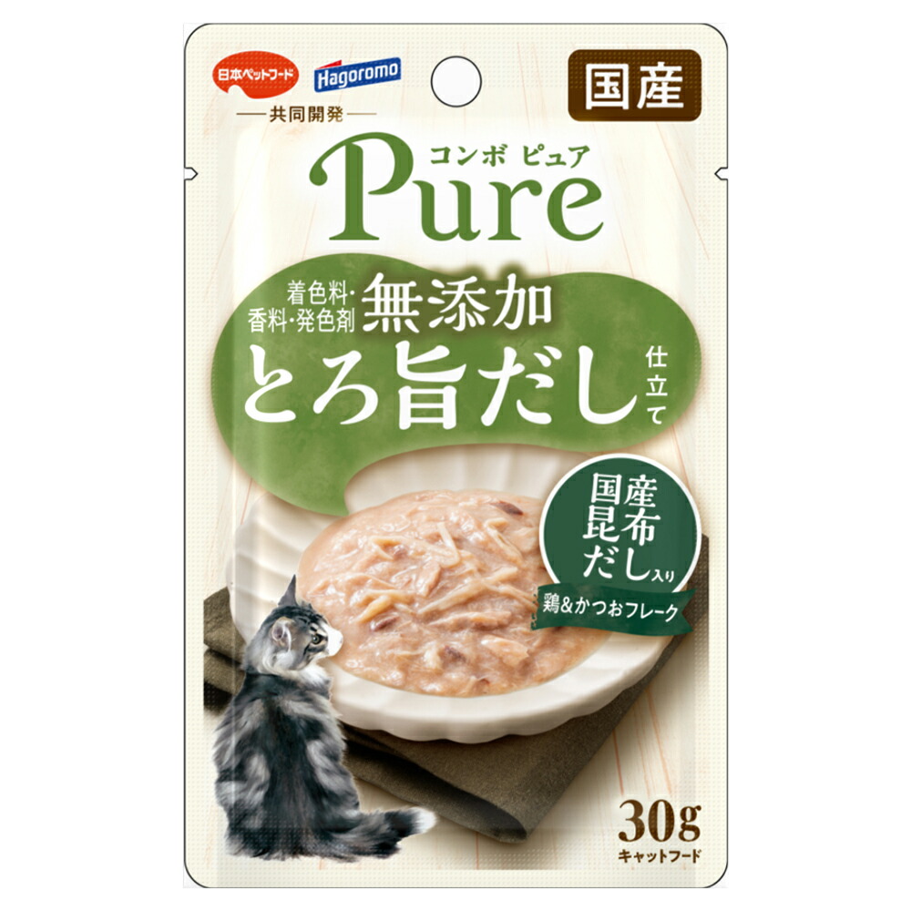 楽天市場】にゃんチュラル パウチ かつおのとろみ仕立て 40g