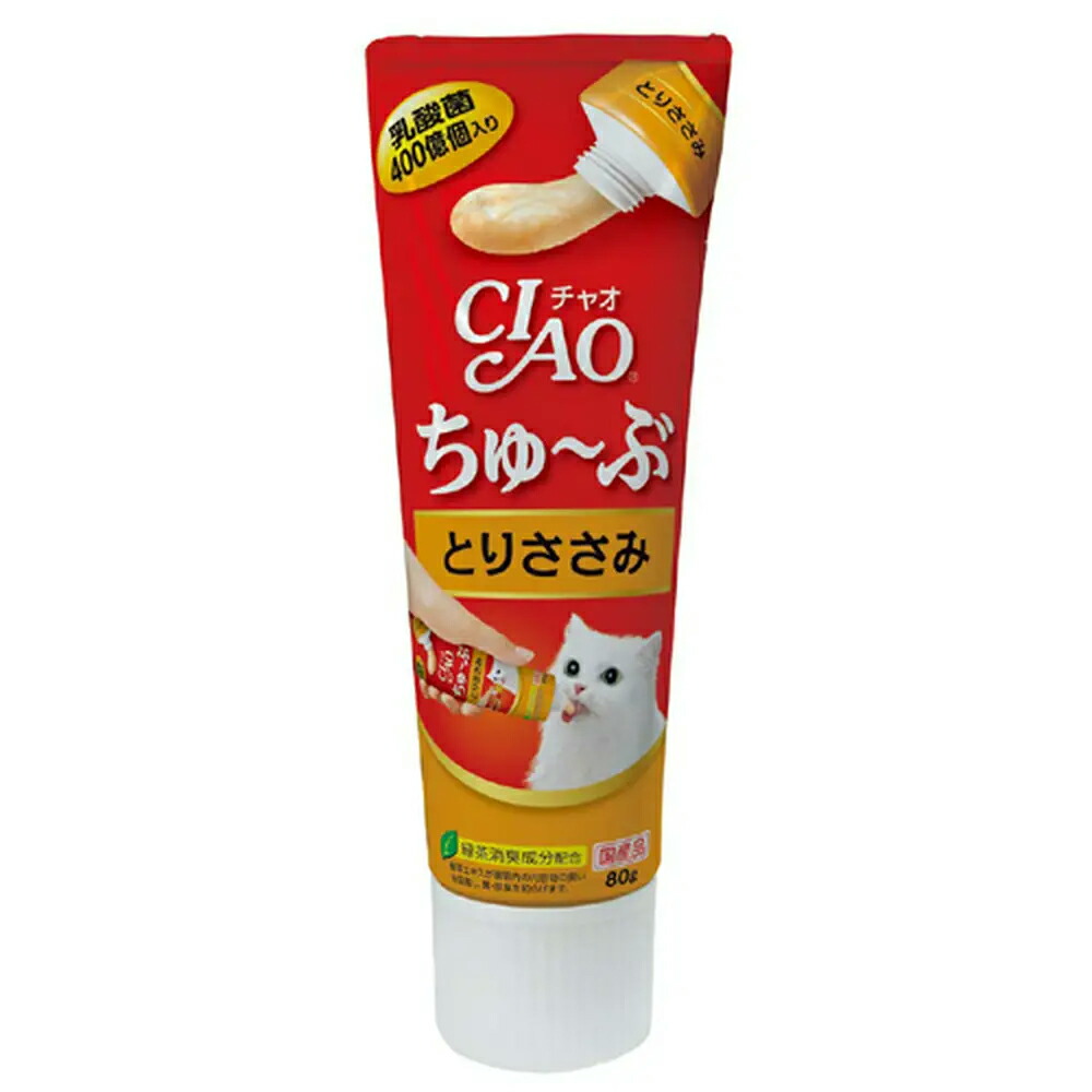 いなば CIAO チャオ ちゅ~ぶ とりささみ 80g×48 関東当日便