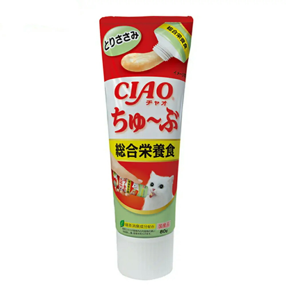 いなば CIAO チャオ ちゅ~ぶ 総合栄養食 とりささみ 80g×48 関東当日便