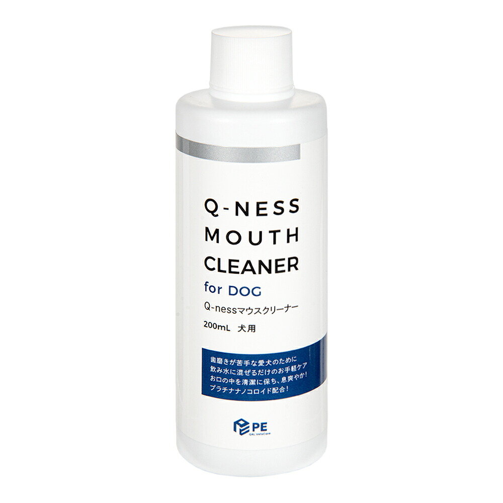 Ｑ&minus;ｎｅｓｓ　マウスクリーナー　犬用　２００ｍｌ　関東当日便｜charm 店