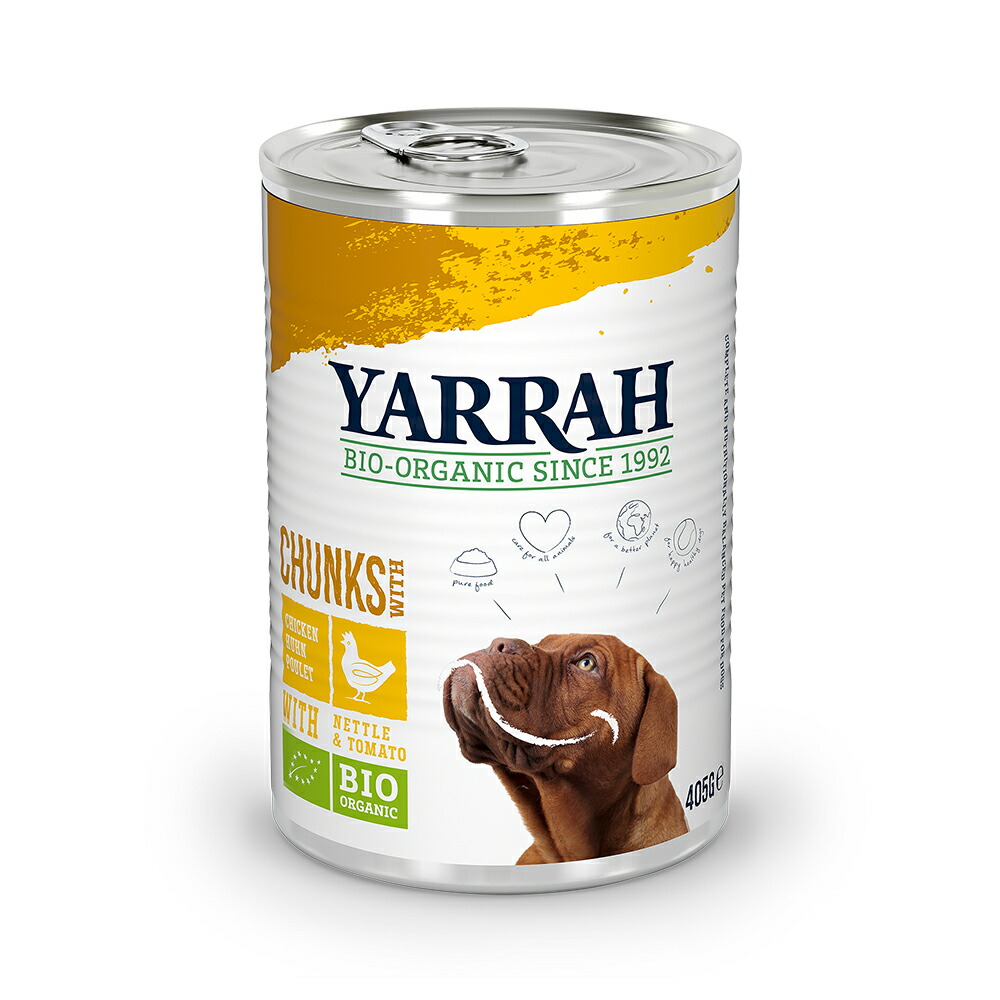 ＹＡＲＲＡＨ　ヤラー　ドッグディナーチキンチャンク缶　４００ｇ×１２　正規品　ドッグフード　関東当日便