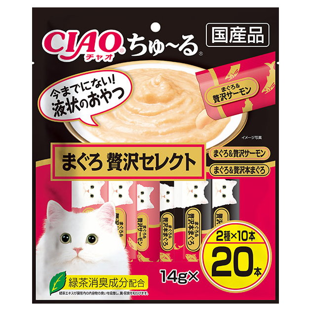 楽天市場】いなば ＣＩＡＯ チャオ ちゅ～る ４０本 まぐろバラエティ