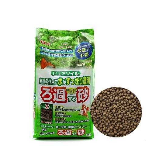 楽天市場 ｇｅｘ ろ過砂ピュアソイル ブラウン ２ｋｇ ジェックス 熱帯魚 用品 関東当日便 Charm 楽天市場店